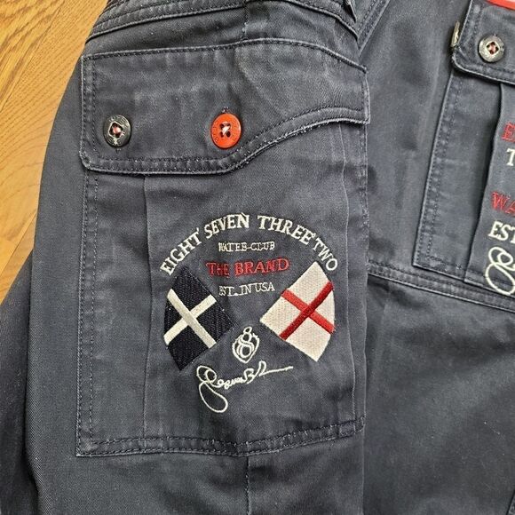 Eight 732 Embroidered Pocket Cargo Size 38 - Picture 4 of 8